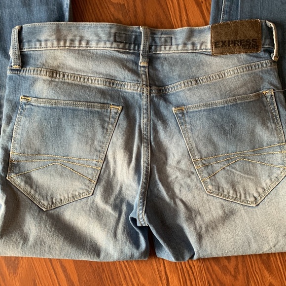 Express Alec Super Skinny Jeans - Picture 3 of 5